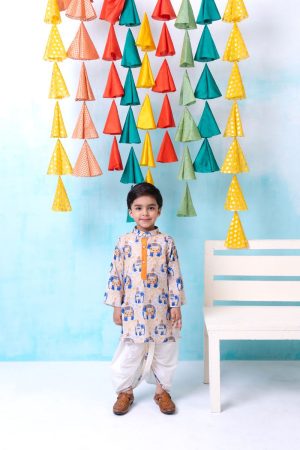 Elephant dhoti set