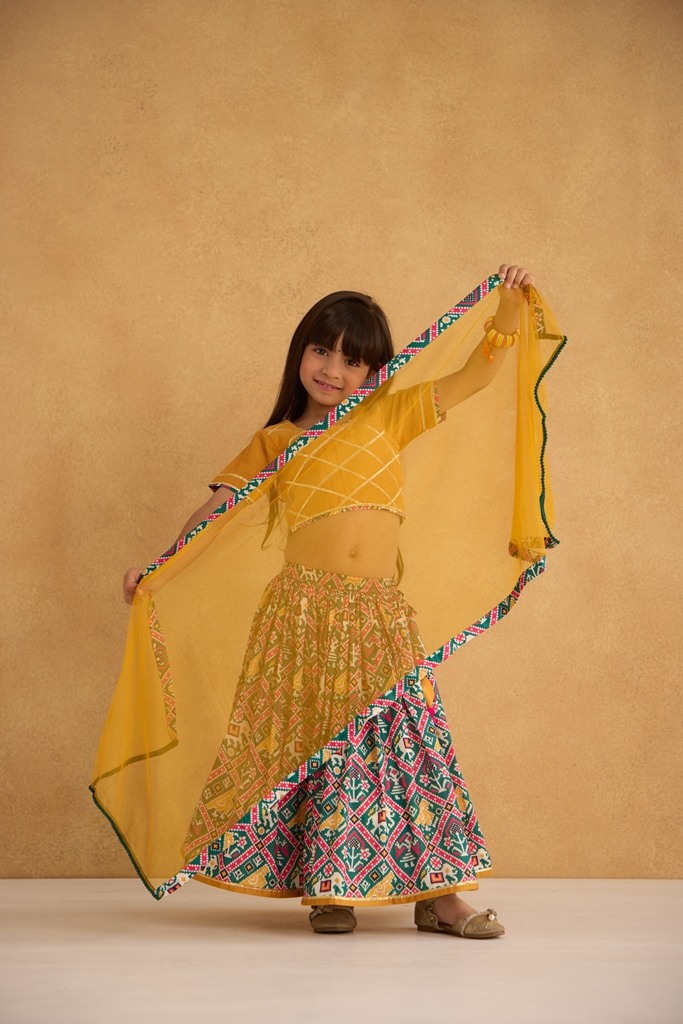 Patola lehenga set - Image 4