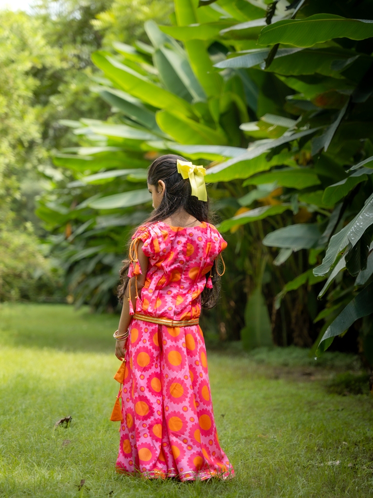 Floral print sharara set - Image 3